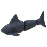 Dog Fantasy Hračka Sea Natural Toy žralok guma modrá 18,5cm