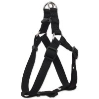 Dog Fantasy Postroj Classic M černý 2x53-77cm