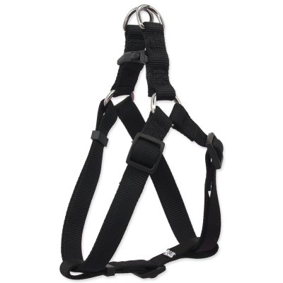 Dog Fantasy Postroj Classic M černý 2x53-77cm