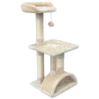 MAGIC CAT Odpočívadlo Luna světle béžové 35x35x86cm