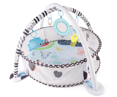 Milly Mally Dětská hrací deka 2v1 Slon s míčky – bazének pro miminko