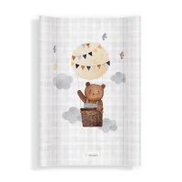 Albero Mio Přebalovací podložka na postýlku, tvrdá, 70×47 cm, Medvěd v balónu
