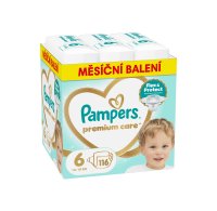 Pampers Premium Care vel. 6 13-18 kg dětské pleny 116 ks