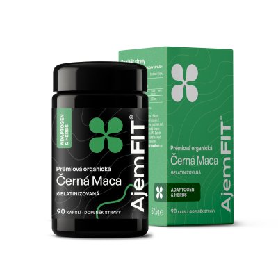 AjemFIT Organic Černá Maca – 90 kapslí