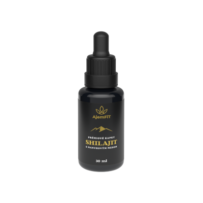 AjemFIT Himalajský Shilajit, Manukový Med - SHILAJIT 30ml