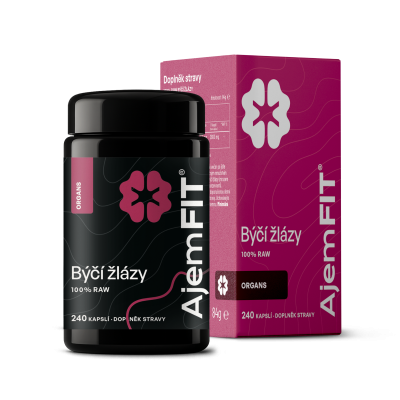 AjemFIT Raw Býčí Žlázy - 240 kapslí - 84g