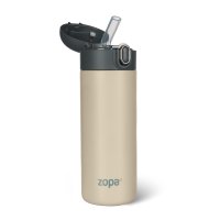 Zopa Termoska na tekutiny s brčkem 400 ml, Cookie beige 5