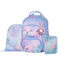 Oxybag OXY JUMPER - školní set Kolibřík 3 ks: batoh, penál, sáček