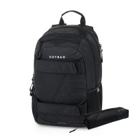 Oxybag OXY SPORT - set 2 ks: studentský batoh Black, penál