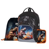 Oxybag OXY GO - školní set Dino 3 ks: batoh, penál, sáček