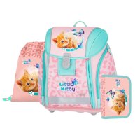 Oxybag PREMIUM LIGHT - školní set Kočka 3 ks: aktovka, penál, sáček