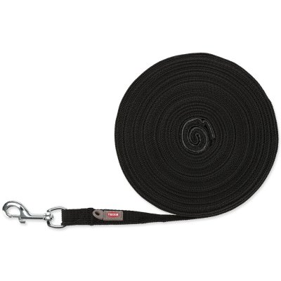 Trixie Vodítko stopovací černé 15mx20mm