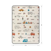 Milly Mally Pěnový koberec 180x120 cm Kinder City