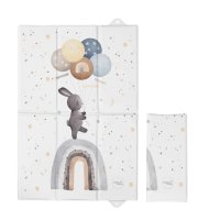 Ceba Podložka přebalovací cestovní (40x60) Basic - Zajíček a duha