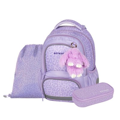 Oxybag OXY NEXT - školní set Bunny 3 ks: batoh, penál, sáček