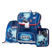Oxybag PREMIUM - školní set Hokej 3 ks: aktovka, penál, sáček