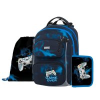 Oxybag OXY JUMPER - školní set Gamer 3 ks: batoh, penál, sáček