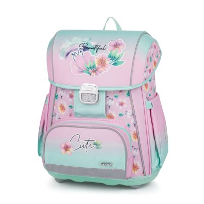 Oxybag Školní batoh PREMIUM - Flowers