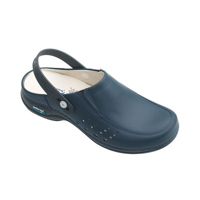 Nursing Care BERLIM WG4AP03 pracovní kožená pratelná obuv unisex tmavě modrá, vel: 39