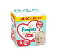 Pampers Premium Care Pants vel. 5 11-17 kg plenkové kalhotky 80 ks
