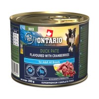 Ontario Adult kachní pate s příchutí brusinek konzerva 200 g