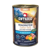 Ontario Adult monoprotein krůtí pate s batáty konzerva 400 g