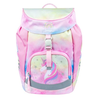 Baagl Školní batoh Airy Rainbow Unicorn