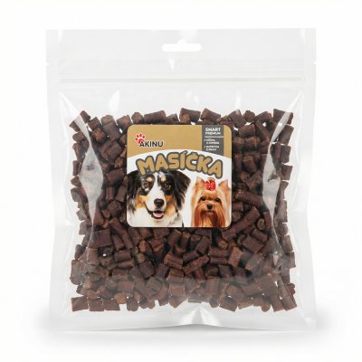 Akinu MASÍČKA Jehněčí kousky pamlsek pro psy 300 g