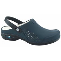 Nursing Care VENEZA WG3AP03 pracovní kožená pratelná obuv unisex tmavě modrá, vel: 43