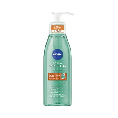 Nivea Derma Skin Clear čisticí pleťový gel 150 ml
