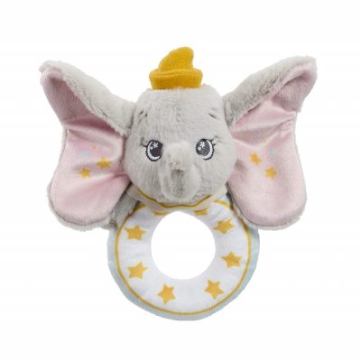Rainbow Designs Limited Plyšové chrastítko Dumbo, Rainbow