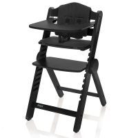 Zopa Dřevěná jídelní židlička Clipp & Clapp, Black 3