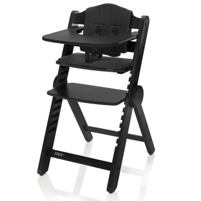 Zopa Dřevěná jídelní židlička Clipp & Clapp, Black 3