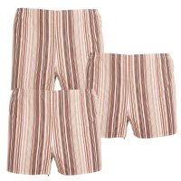 Foltýn 3PACK Klasické pánské trenky hnědé s proužky (3xK53) XL