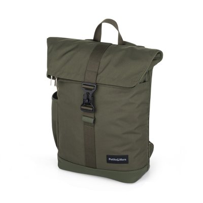 Petite&Mars Batoh přebalovací na kočárek Jackob Military Green