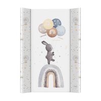 Ceba BABY Podložka přebalovací 2-hranná s pevnou deskou (50x70) Basic Rainbow Walk