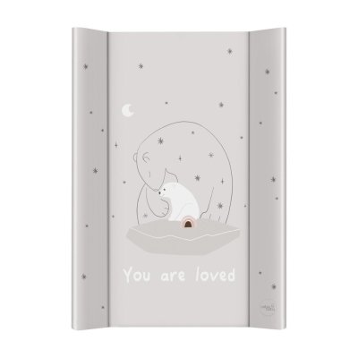 Ceba BABY Podložka přebalovací 2-hranná s pevnou deskou (50x70) Basic Polar Bears