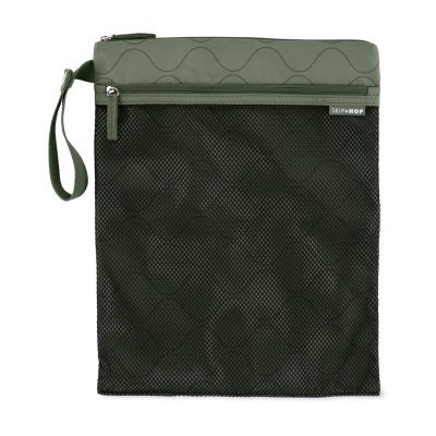 SKIP HOP Sáček nepremokavý Grab & go Dark sage 30 x 38 cm