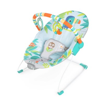 Brightstarts Lehátko vibrující Rainforest Vibes™ 0m+ do 9kg