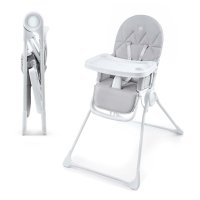 Kinderkraft Židlička jídelní Binci Light Grey
