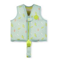Saro Baby plavecká neoprenová vesta s UV ochranou (1-3r) Tropicool Green