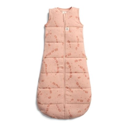 ergoPouch Vak na spaní organická bavlna Jersey Elephant Parade 3-12 m, 6-10 kg, 2,5 tog
