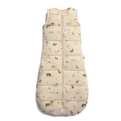 ergoPouch Vak na spaní organická bavlna Jersey Savannah 3-12 m, 6-10 kg, 2,5 tog