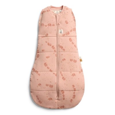 ergoPouch Zavinovačka a vak na spaní 2v1 Cocoon Elephant Parade 3-6 m, 6-8 kg, 2,5 tog