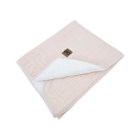 Eko Deka mušelínová s kožešinou Rose pink 75x90 cm