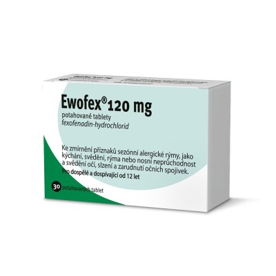 EWOFEX 120 MG POTAHOVANÉ TABLETY - 120MG TBL FLM 30