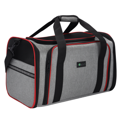 PetiGIO peti-to-Travel přenosná taška pro psy a kočky Grey/Red