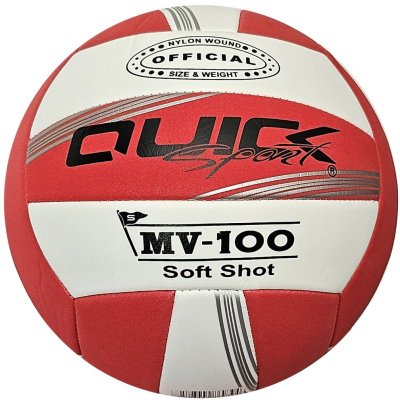 Quick Volejbalový míč MV-100 Soft Shot červená