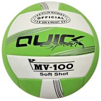 Quick Volejbalový míč MV-100 Soft Shot zelená