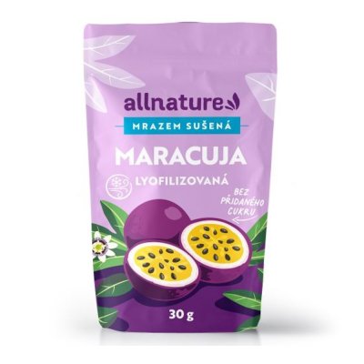 Allnature Maracuja sušená mrazem kostky 30 g